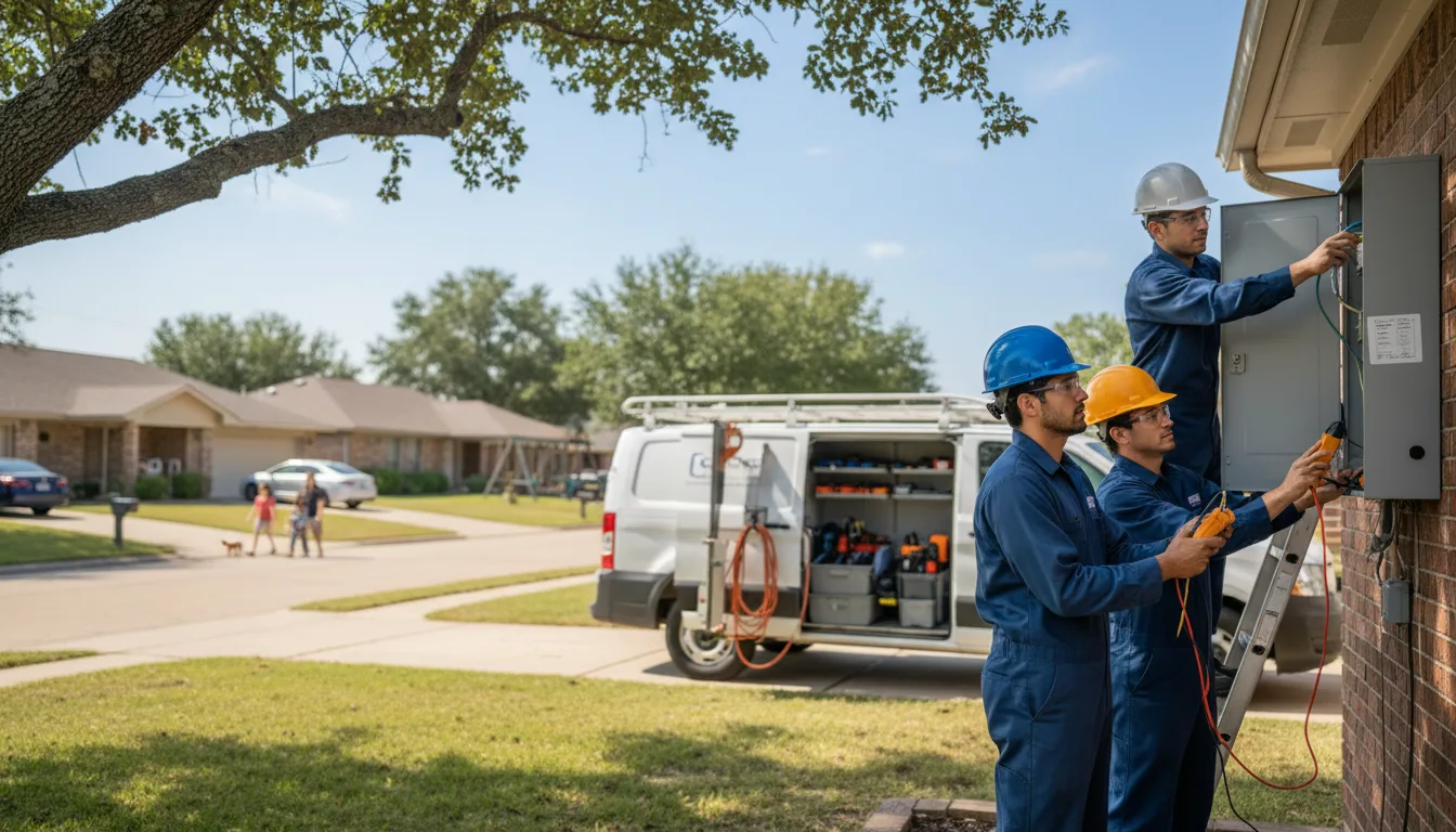 Certified electrician providing emergency electrical services in Lurgan, PA